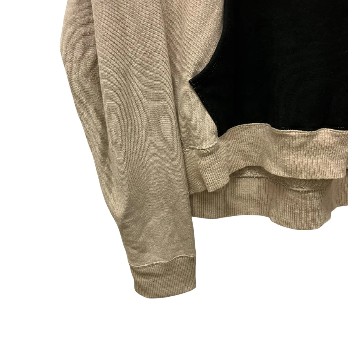 TWO-TONE CREW SWEAT HOODIEバイカラープルオーバーパーカー - Image 5