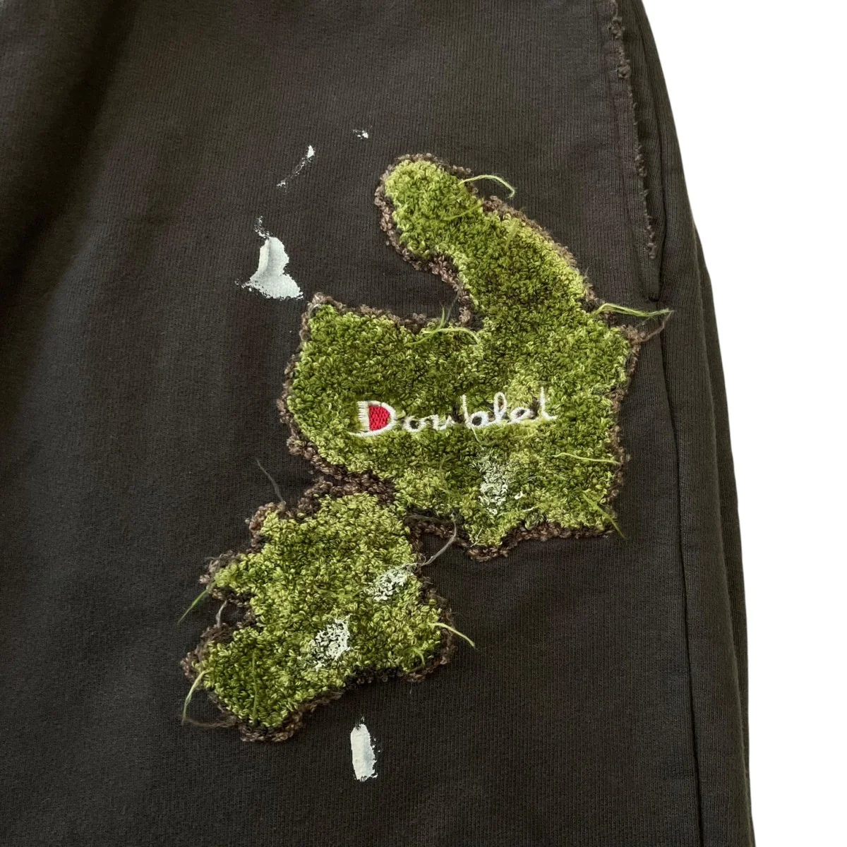 26SSMOSS-GROWN EMBROIDERY SWEAT PANTSエンブロイダリーペイントスウェットパンツ26SS37PT356 - Image 5