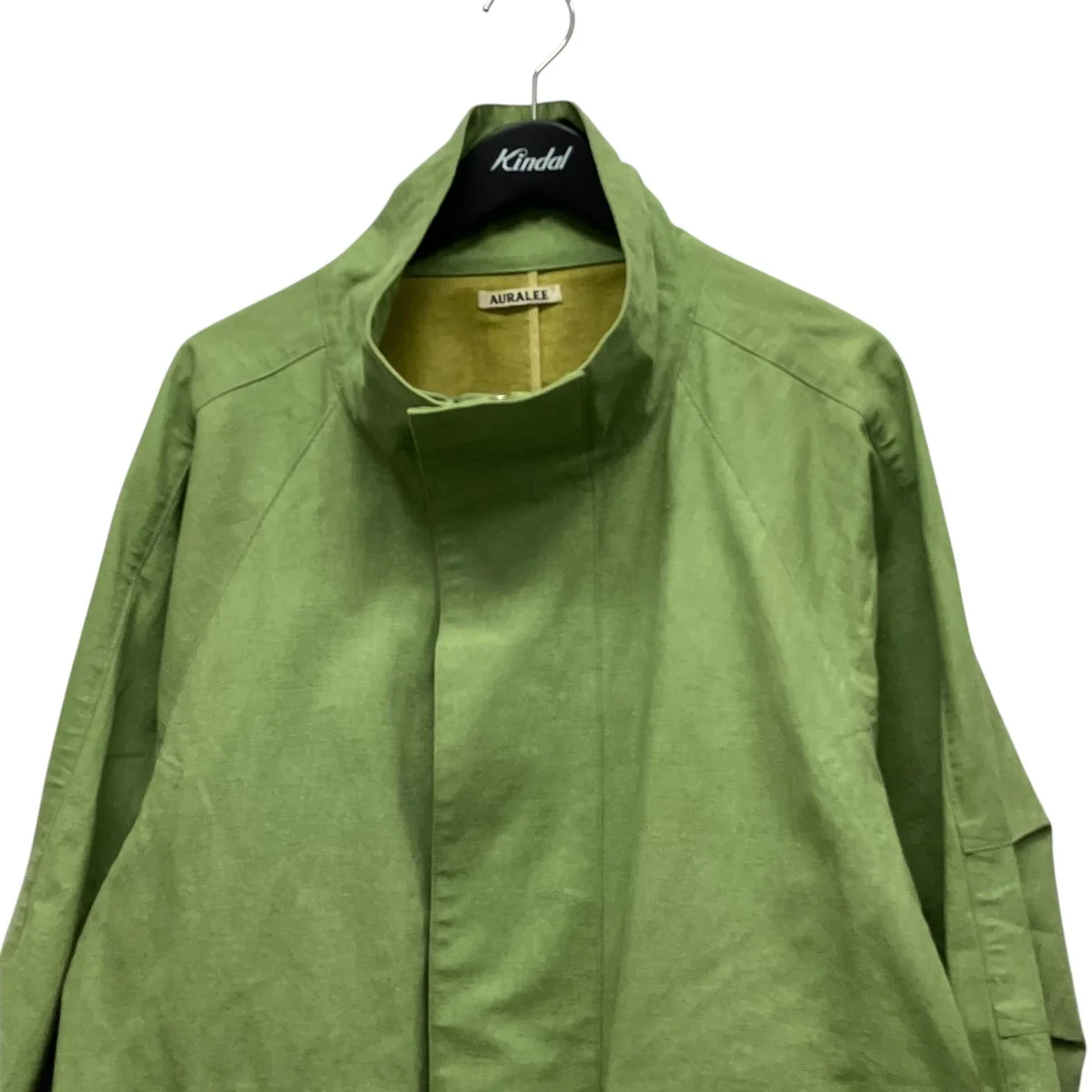 24AWWASHED HARD TWIST CANVAS BLOUSONジップアップジャケットA24SB01OC - Image 4