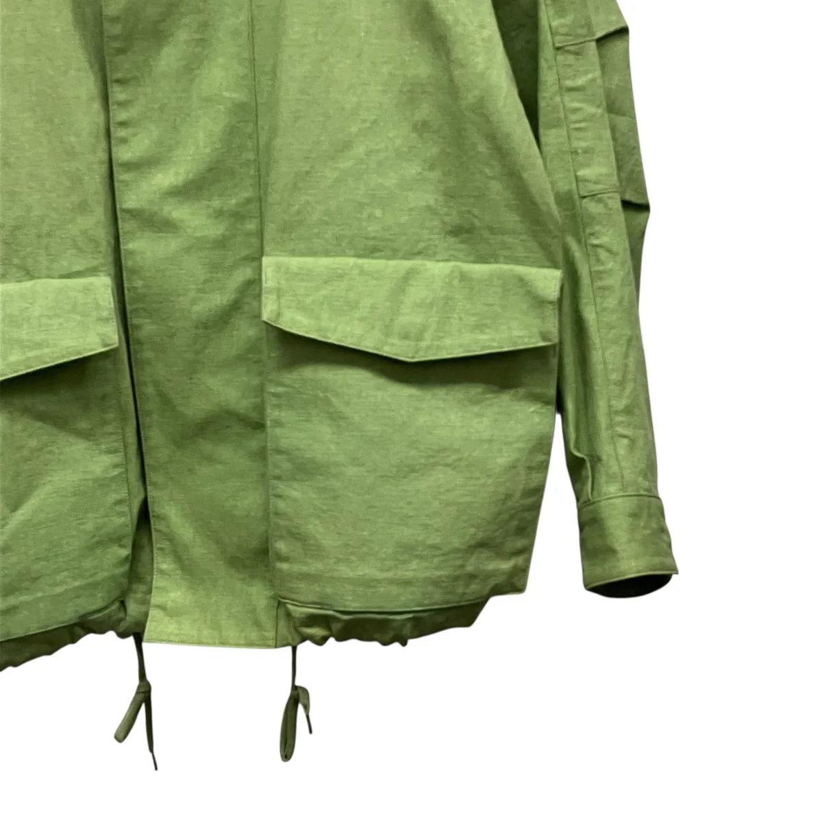 24AWWASHED HARD TWIST CANVAS BLOUSONジップアップジャケットA24SB01OC - Image 5