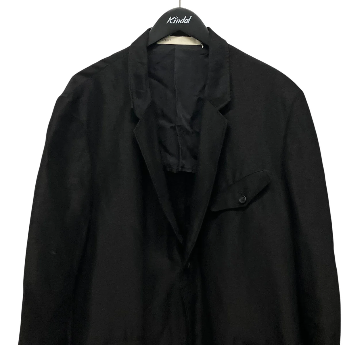 25SSWASHED RAMIE SILK 1B LONG JACKETシルク混テーラードジャケットTOH25SS-03 - Image 4