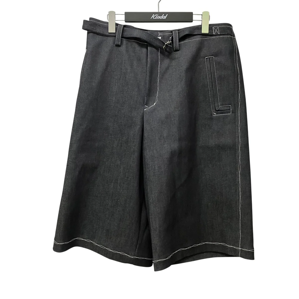 24SSベルテッドデニムハーフパンツLQ24SS-SP-010-2