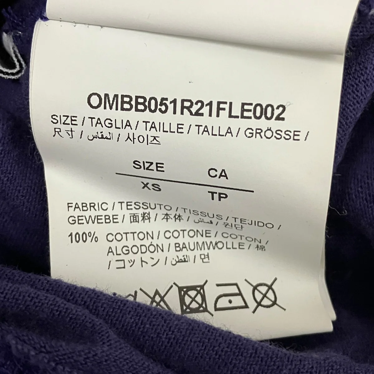 Marker Arrow Layered HoodieバックプリントレイヤードパーカーOMBB051R21FLE002 - Image 6
