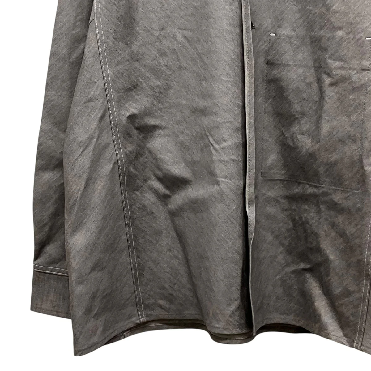 25SSDENIM ZERO OVER SHIRT長袖シャツTK6264D13 - Image 4