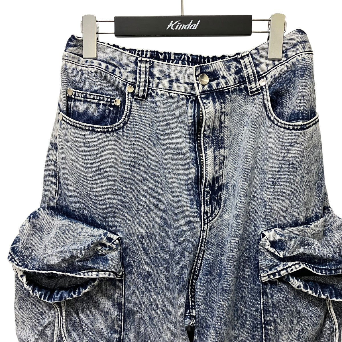 Big Pocket 2WAY Denim Wide Cargo Pants2WAYデニムカーゴパンツ11231461404 - Image 3