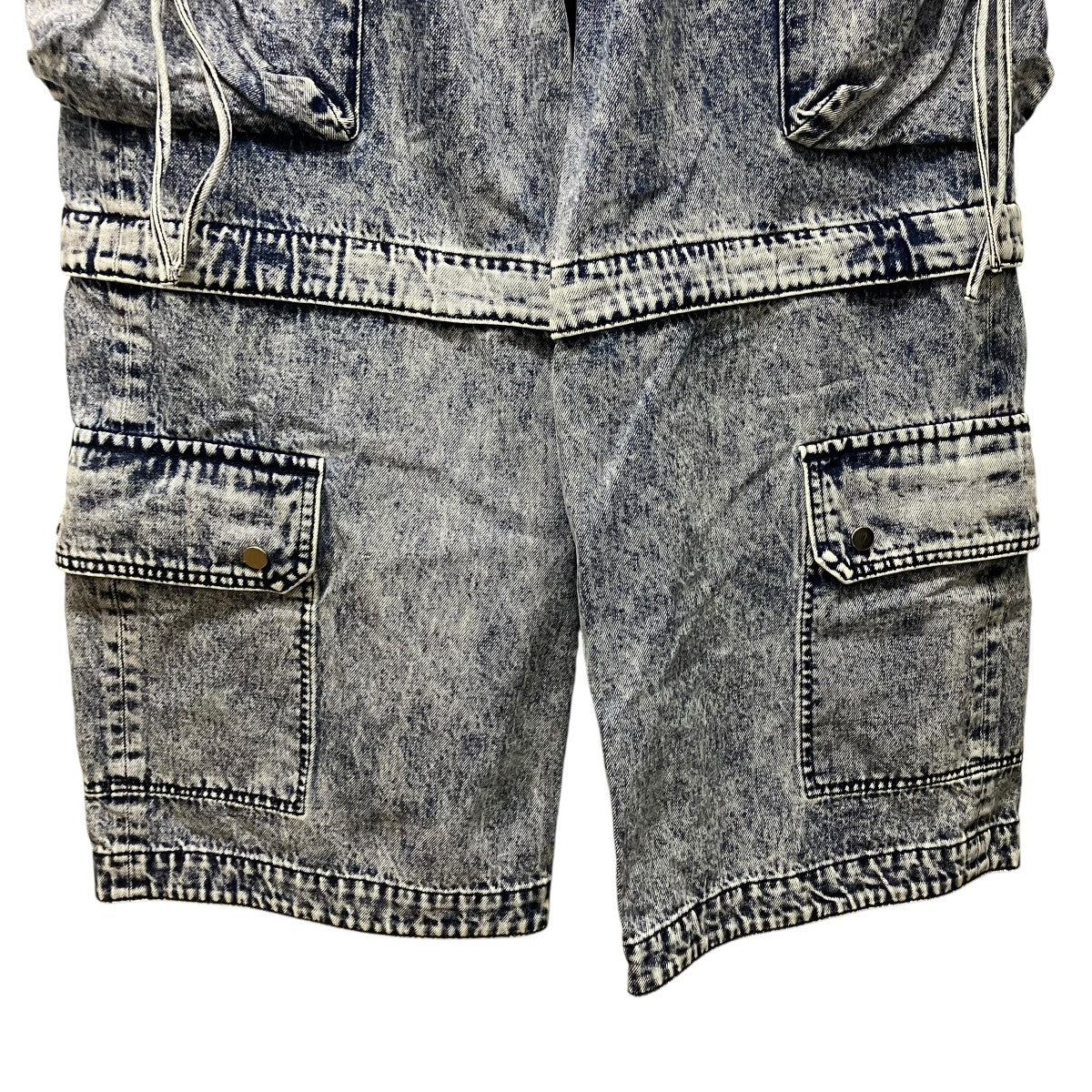 Big Pocket 2WAY Denim Wide Cargo Pants2WAYデニムカーゴパンツ11231461404 - Image 4