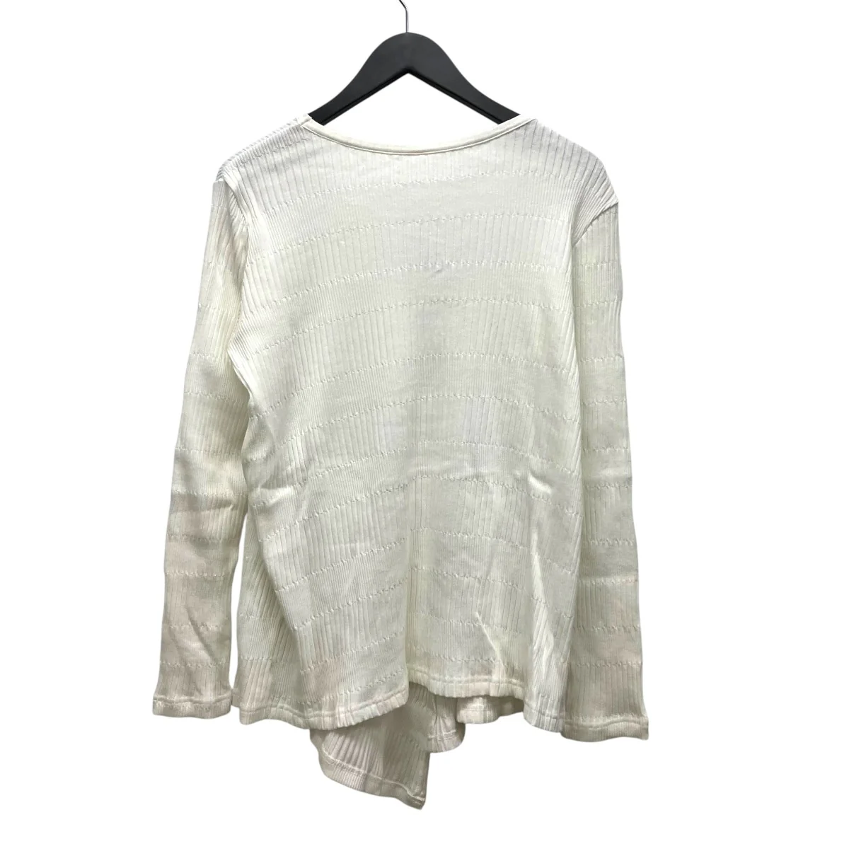 25AWRANDOM RIB STRIPE ROUND NECK FLARE LONG SLEEVE TラウンドネックカットソーYL-T09-062 - Image 2