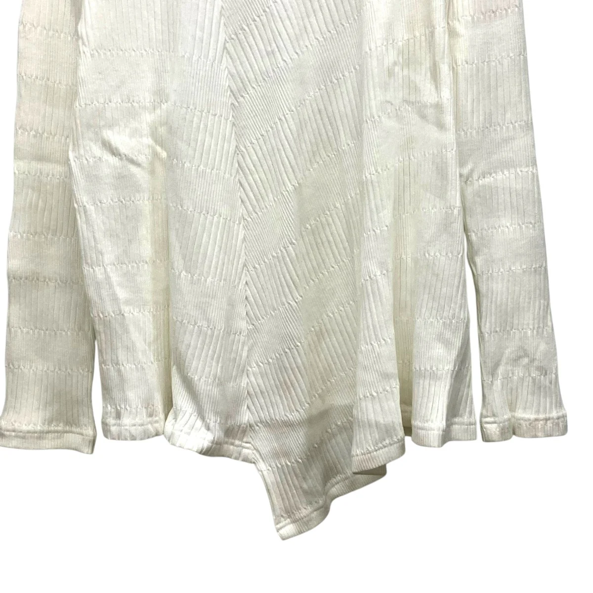 25AWRANDOM RIB STRIPE ROUND NECK FLARE LONG SLEEVE TラウンドネックカットソーYL-T09-062 - Image 4