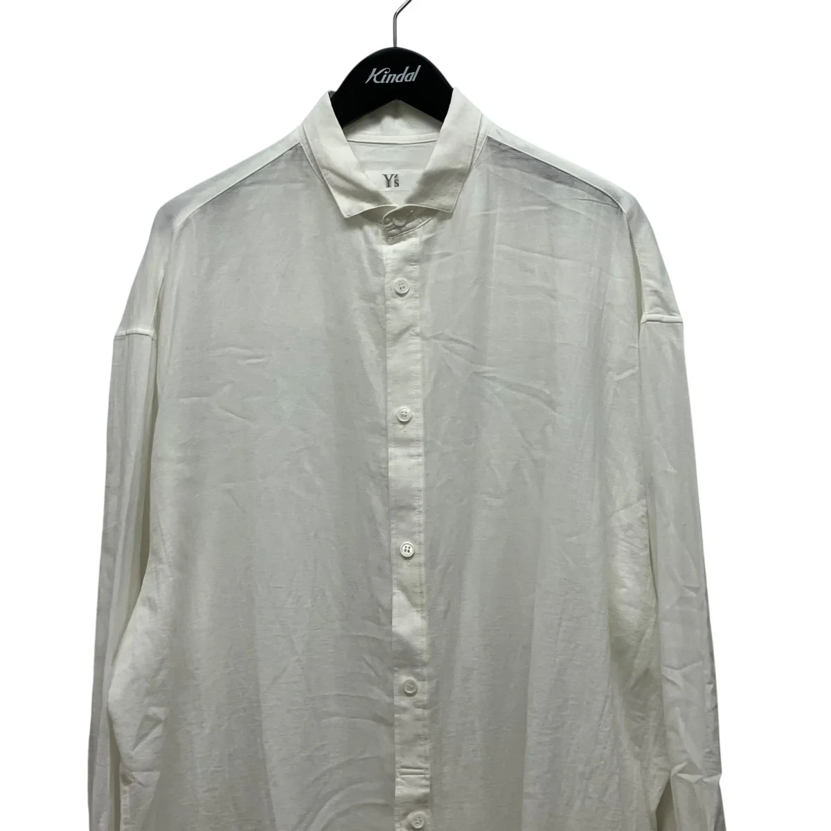 25AWCOTTON VIYELLA DESIGN COLLAR BIG BLOUSEコットンビエラシャツYL-B14-021 - Image 3