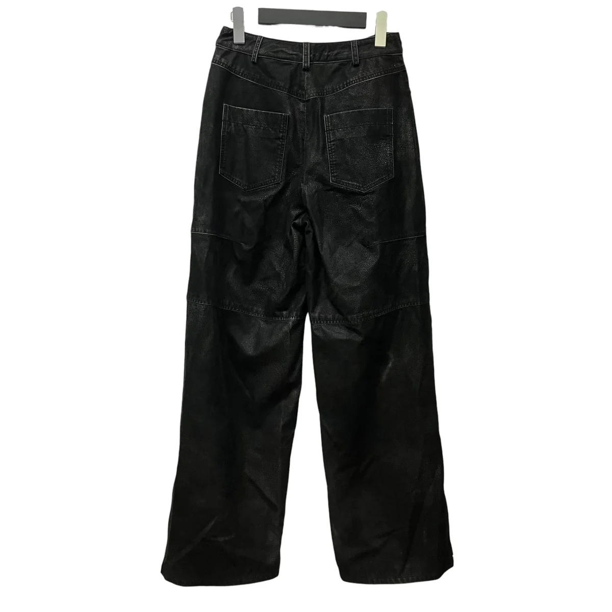 Italian Vegan Leather Washed Pantsデニムパンツ31242465103 - Image 2