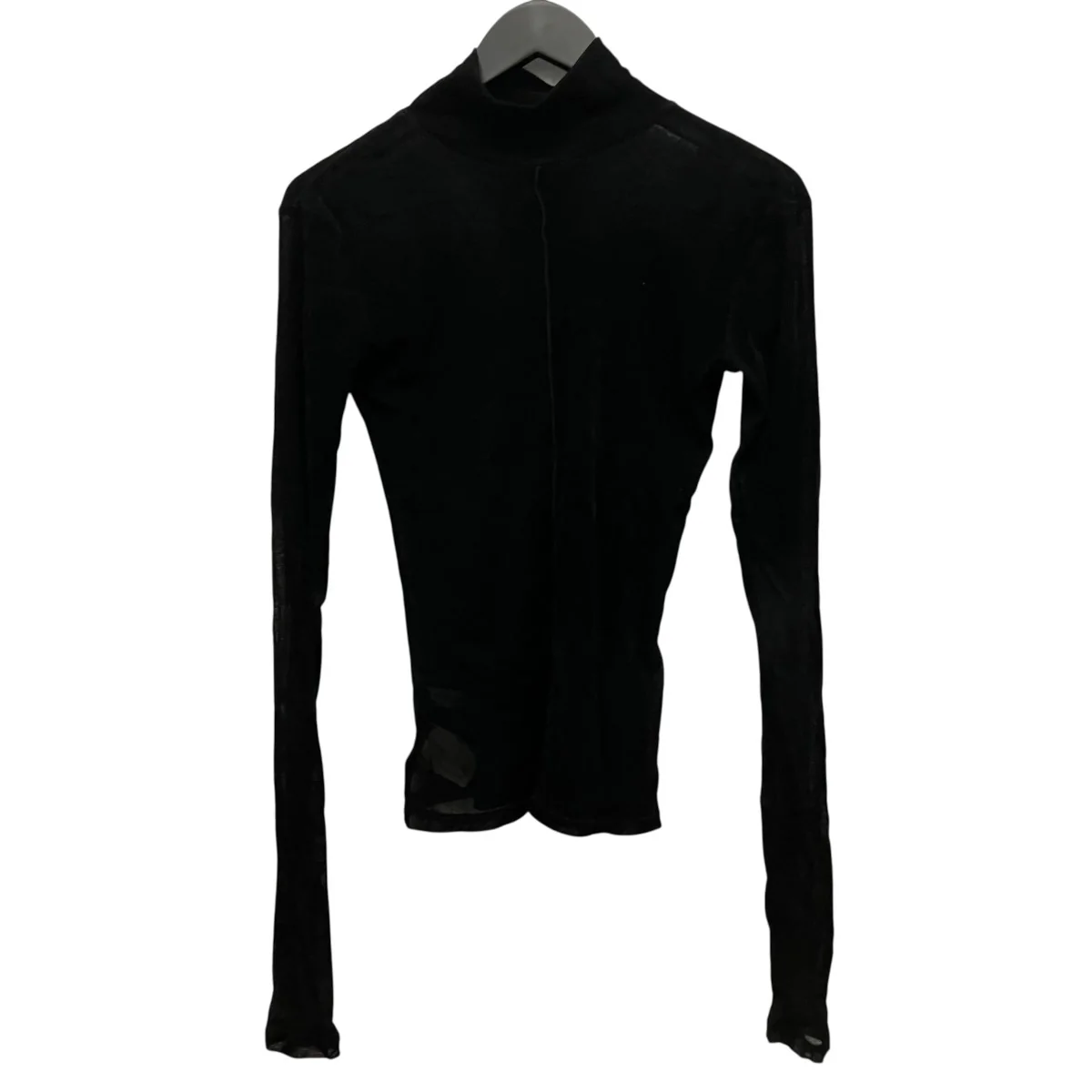 Flocky Tulle Turtle Topベロアレースハイネックカットソー31232415104 - Image 2