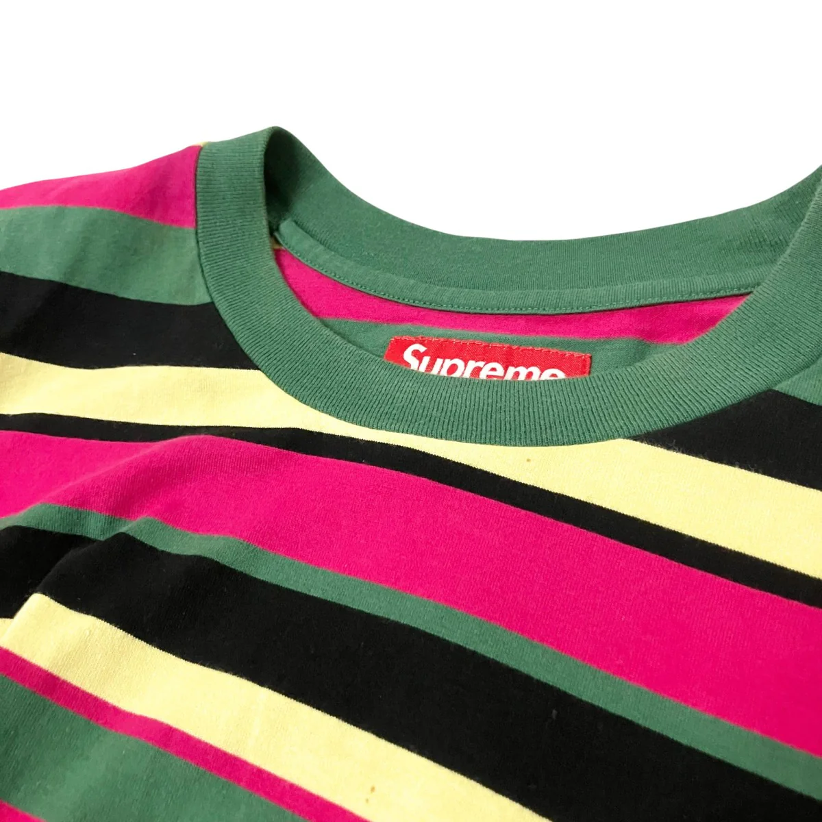 25SSIntarsia S S Top Stripe Tee半袖Tシャツ - Image 3