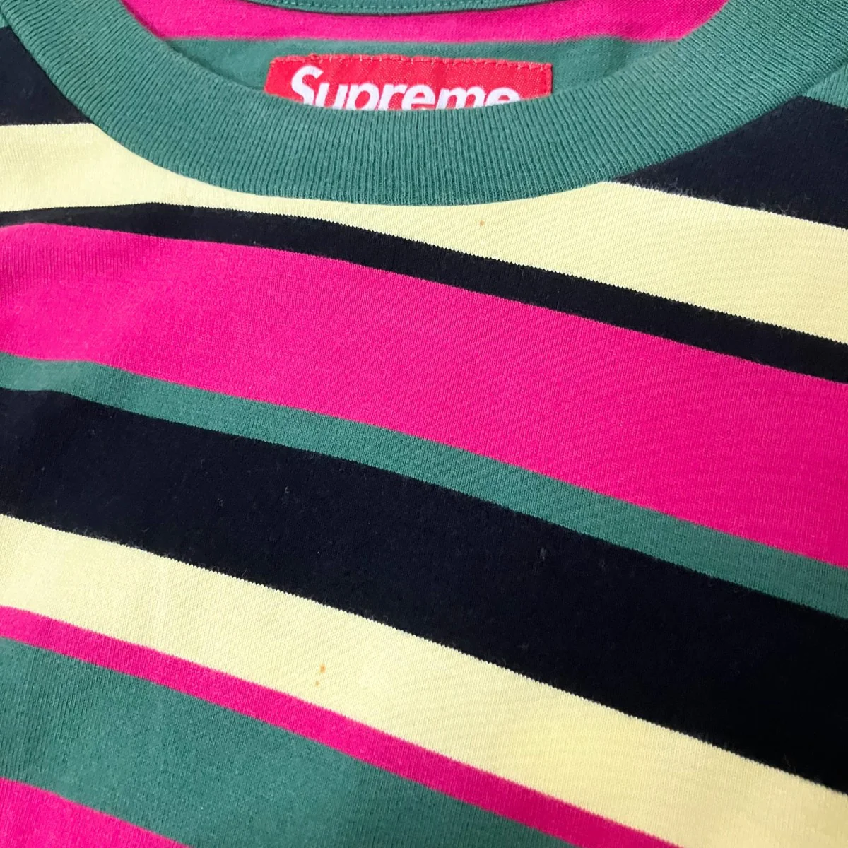 25SSIntarsia S S Top Stripe Tee半袖Tシャツ - Image 4