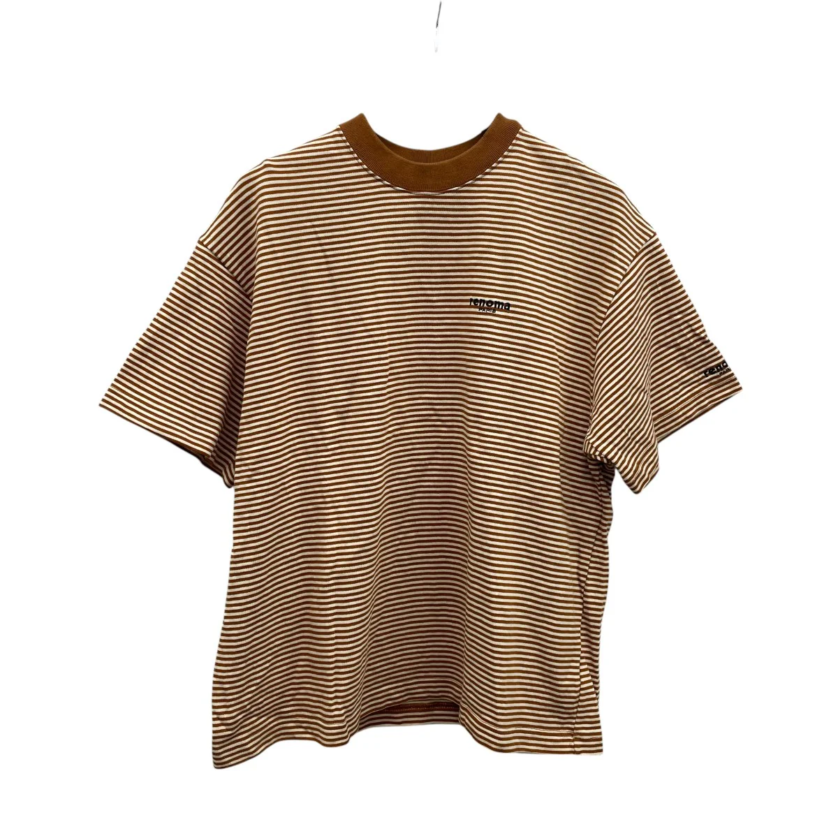 BORDER MOCK NECK T-SHIRTボーダーTシャツRG3206-014