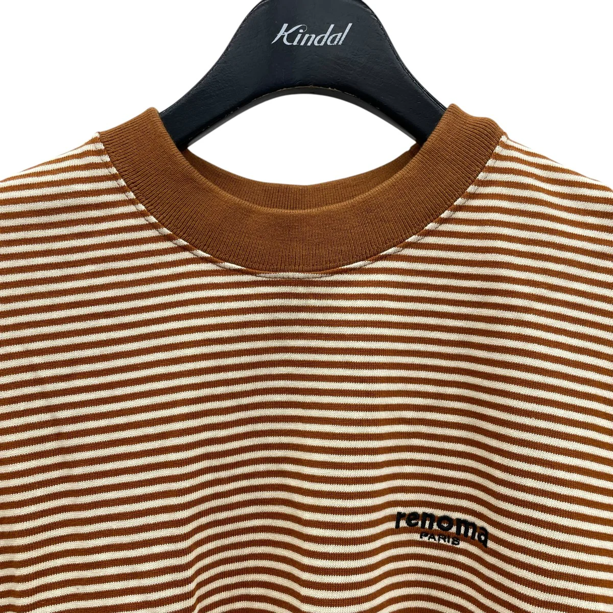 BORDER MOCK NECK T-SHIRTボーダーTシャツRG3206-014 - Image 3