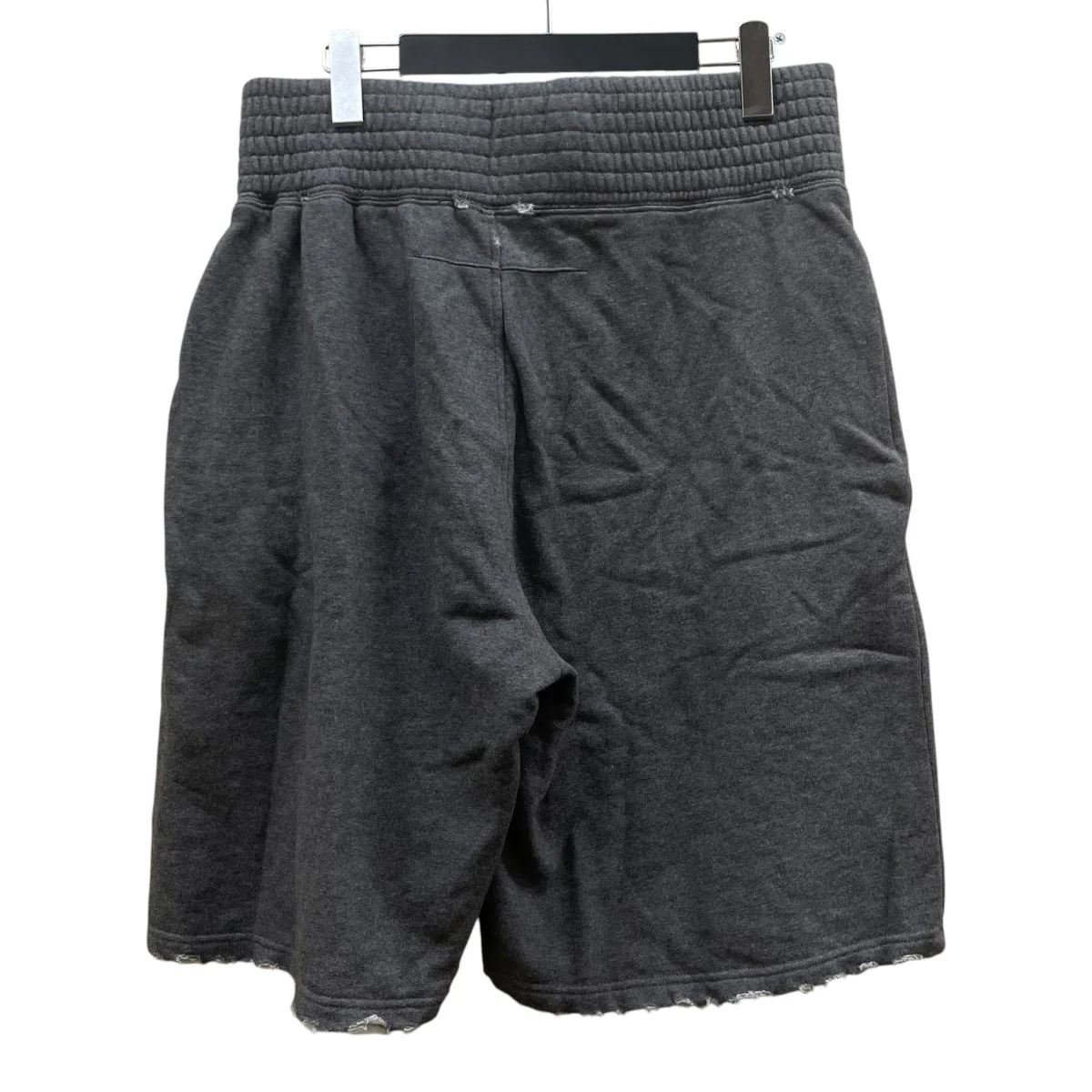 ロゴタグ ダメージ加工 スウェットパンツ ハーフパンツ ショートパンツ - Image 2