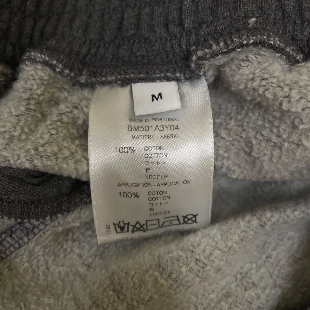 ロゴタグ ダメージ加工 スウェットパンツ ハーフパンツ ショートパンツ - Image 5