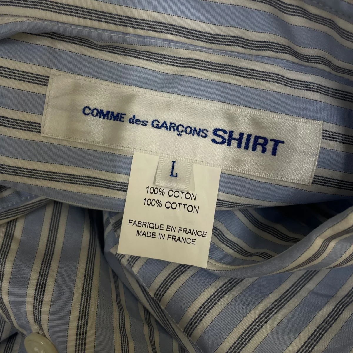 Yarn Dyed Cotton Stripe Poplin STRIPEストライプ柄 半袖シャツ コットンシャツFZ-B075 - Image 5
