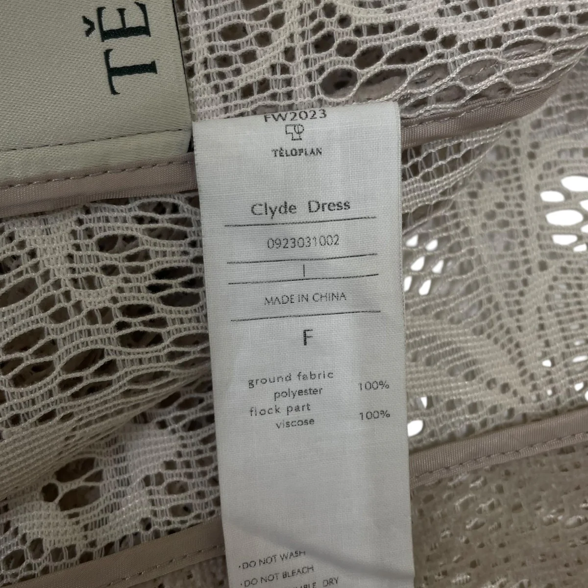 23FWClyde Dress花柄 シアー ノースリーブワンピース09230310002 - Image 5