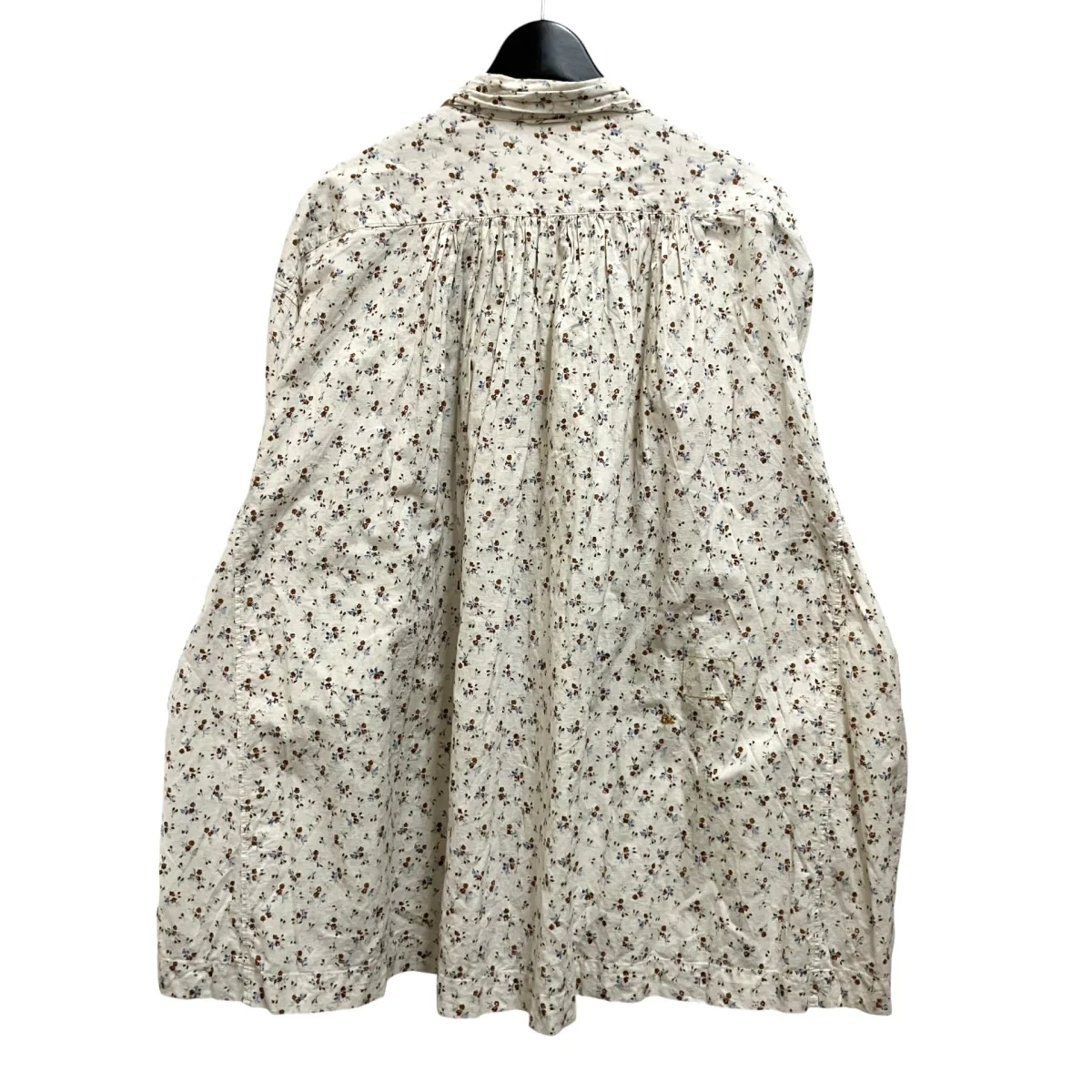 インドカディ森花プリントのくしゅくしゅブラウス総柄シャツ70930053 - Image 2