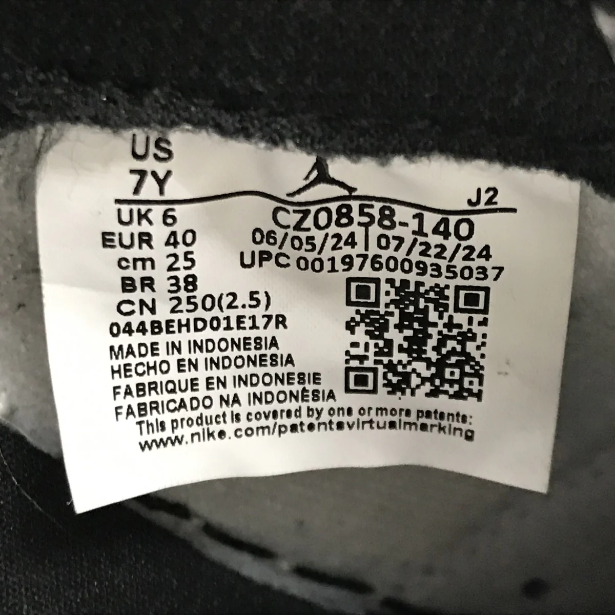 AIR JORDAN 1 RETRO LOW OG(GSAIR JORDAN 1 RETRO LOW OG(GS)スニーカーCZ0858-140 - Image 5