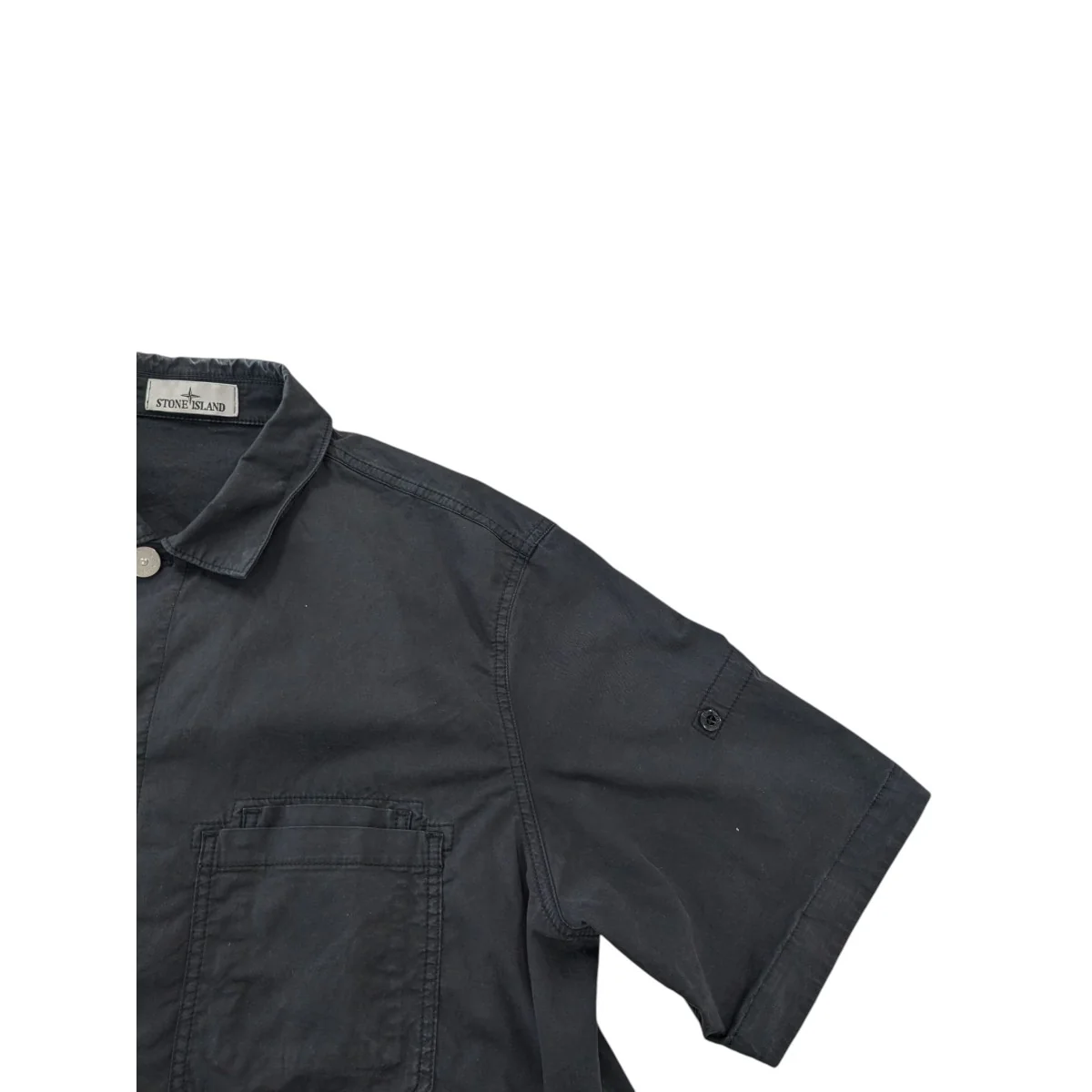 「Stretch-TC Garment Dyed Short Sleeve Overshirt」ガーメントダイショートスリーブシャツ - Image 5