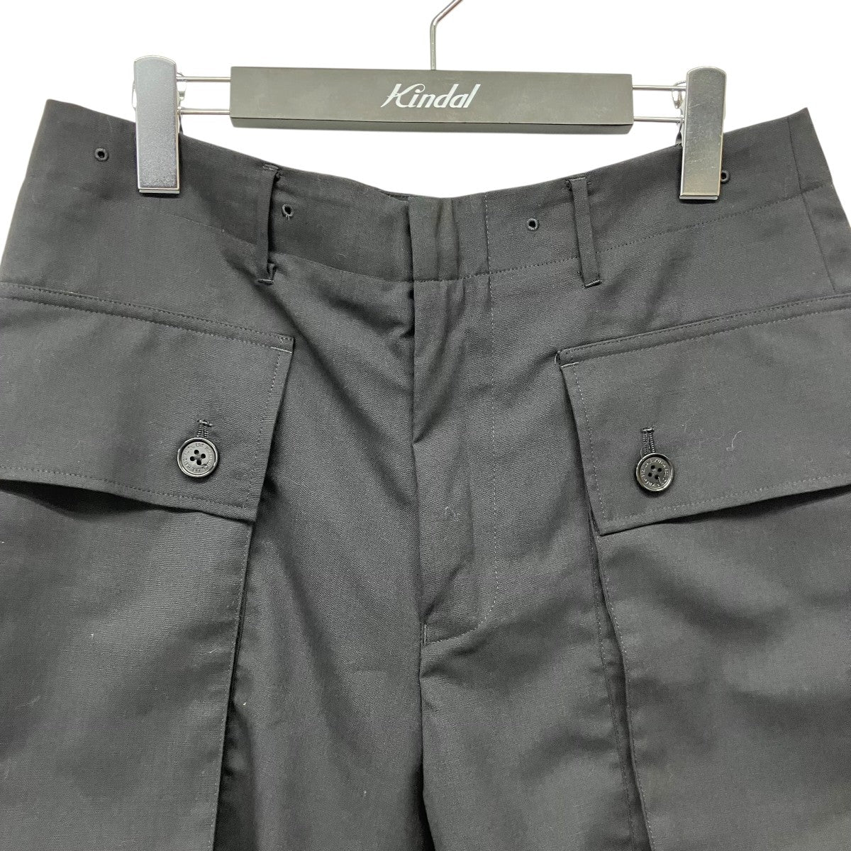 24SSMonkey Wool Short Slacksモンキーウールショートスラックス24SS B-12 - Image 3