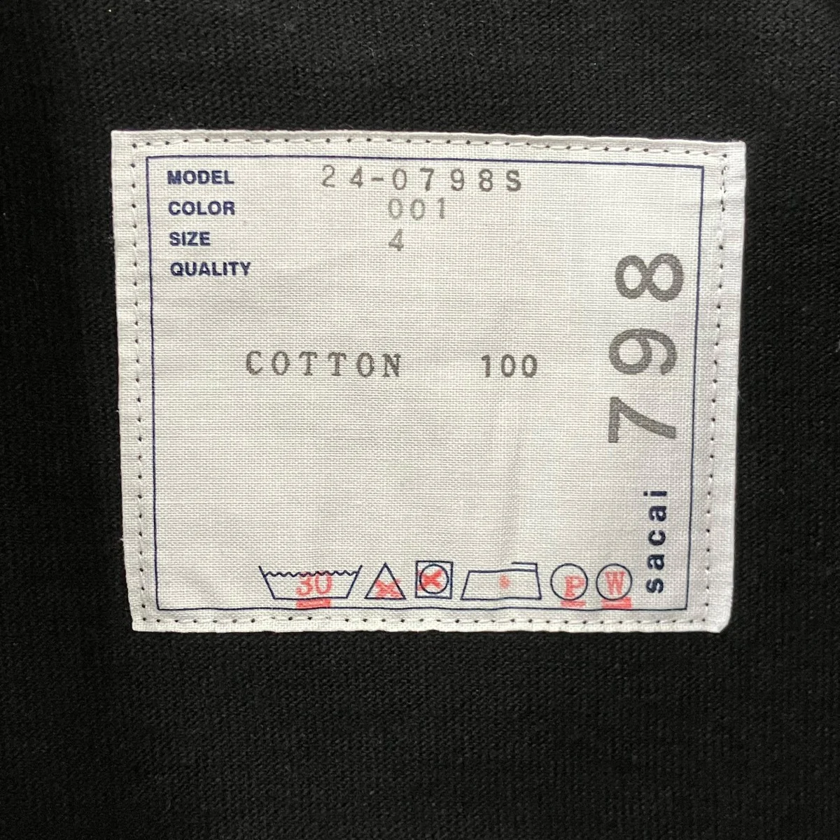 24SSバックプリントポケットTシャツ24-0798S - Image 6