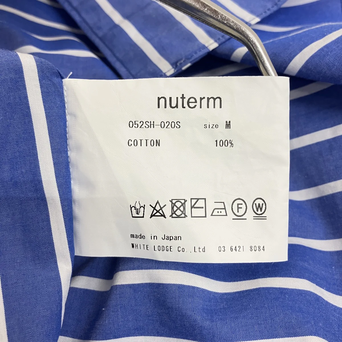 CUT COLLAR SHIRTカットカラーシャツ052SH-020S - Image 6