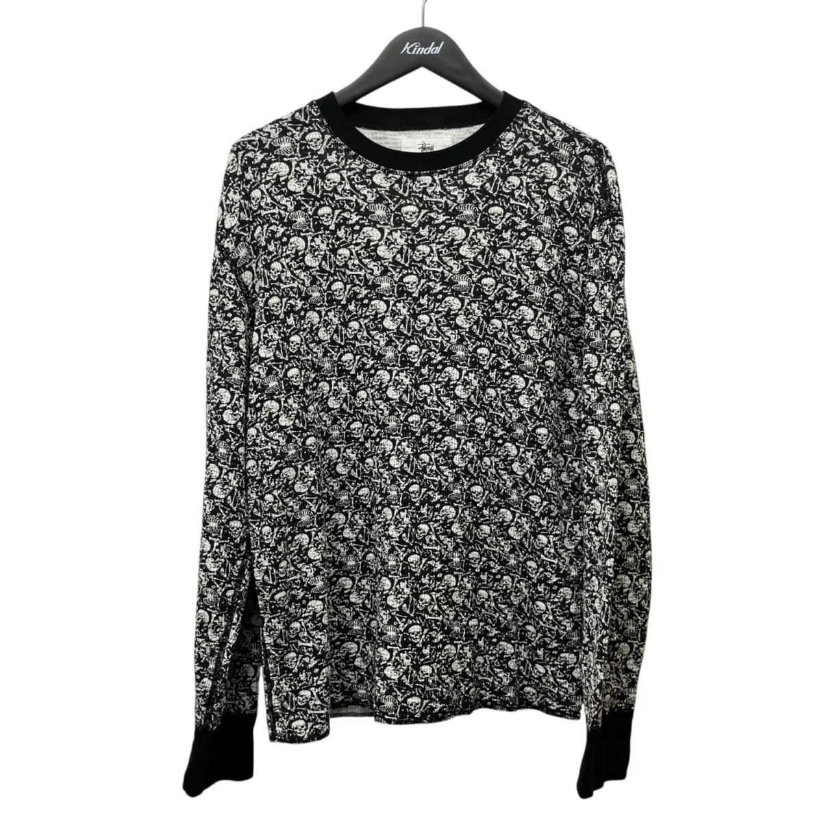 PIGMENT DYED LS THERMALワッフルニットサーマルロングカットソー1140396
