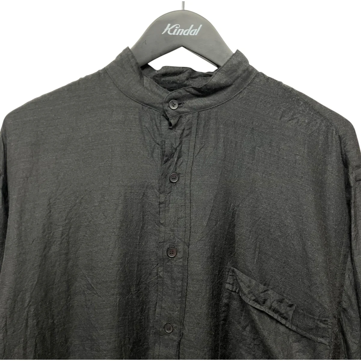 24SS ウールシルクプルオーバーシャツ - Image 3