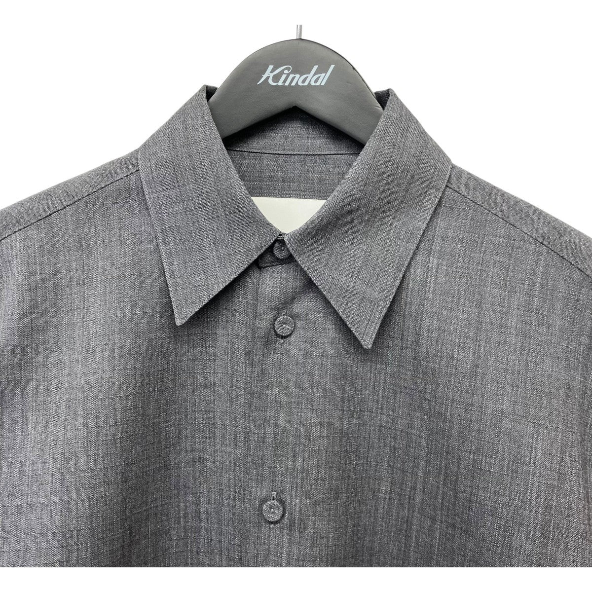 「FINE WOOL RIPSTOP SHIRT」ファインウールリップストップシャツ - Image 3