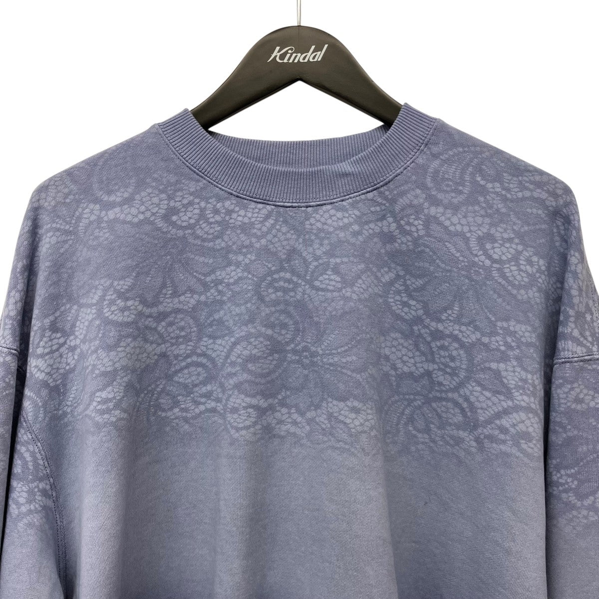 Lace Spray Dye Prime-Over Crew Neck Sweatshirtレースオーバークルーネックスウェット - Image 3