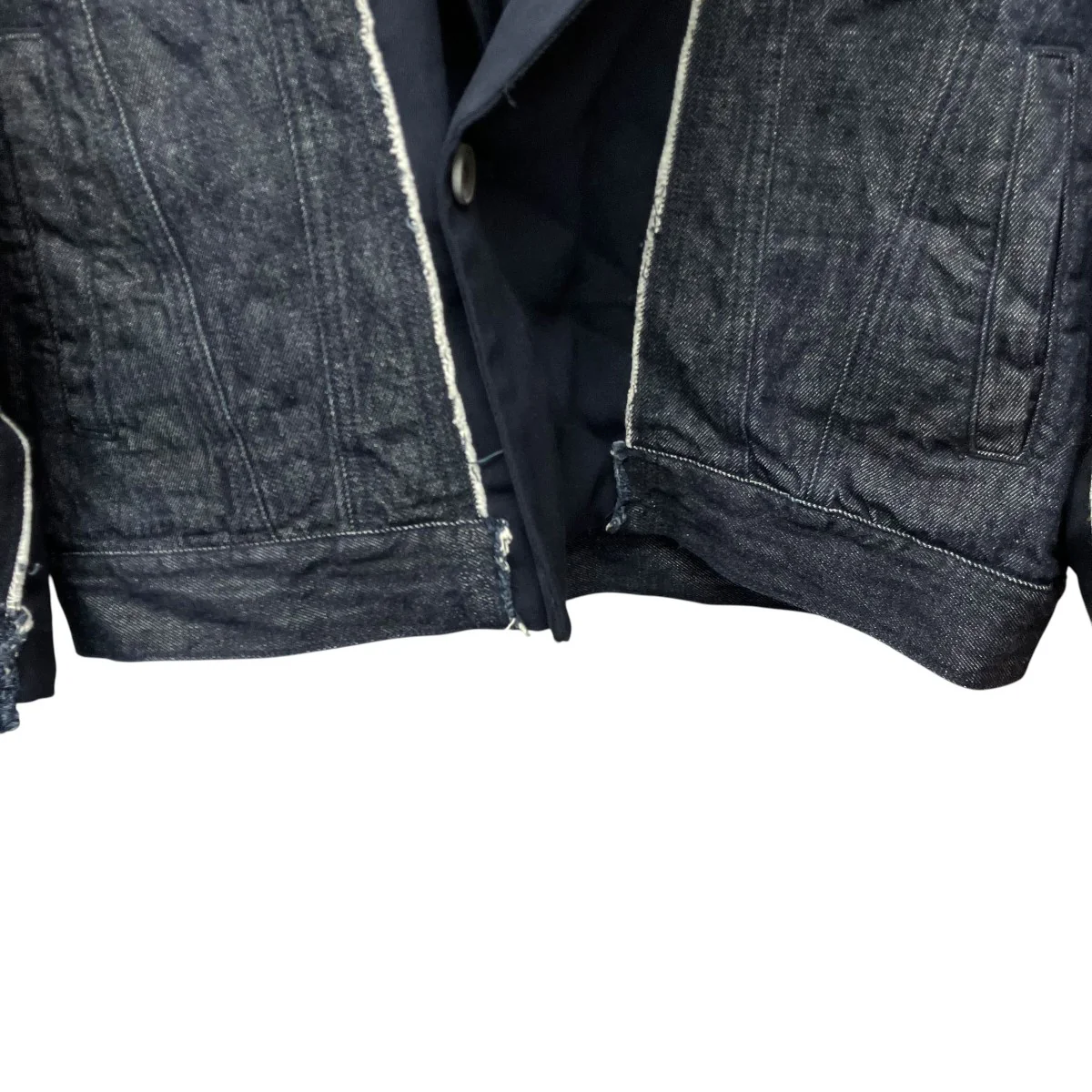 Denim Docking Prime-Over Peaked Lapel Jacketデニムドッキングプライムジャケット - Image 4