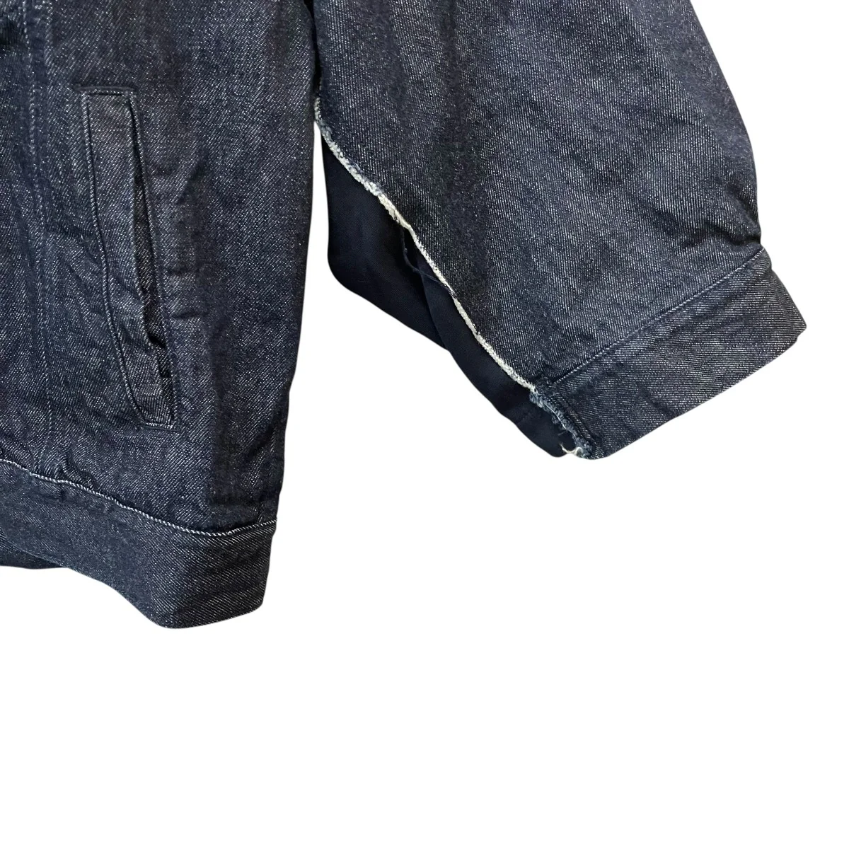 Denim Docking Prime-Over Peaked Lapel Jacketデニムドッキングプライムジャケット - Image 5