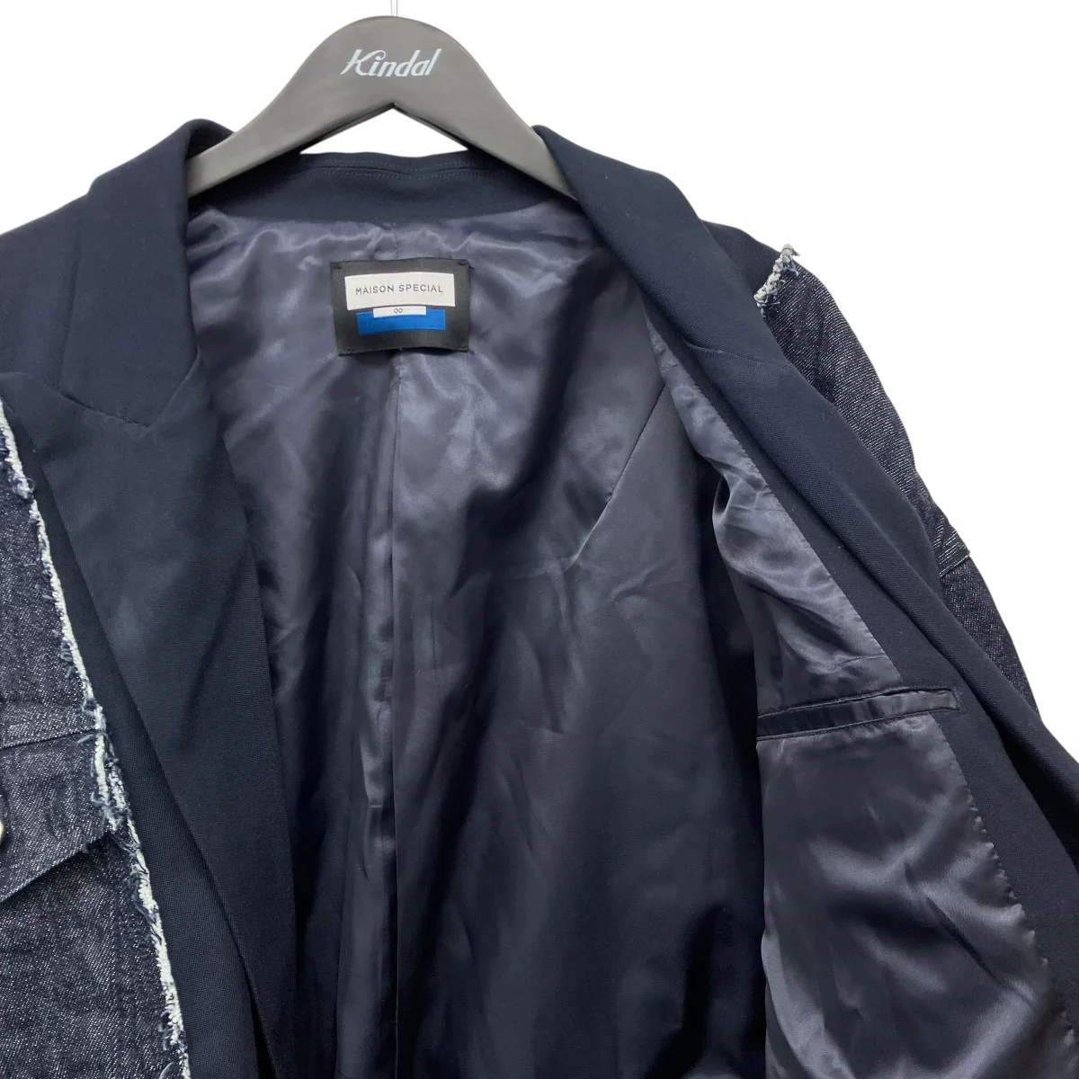 Denim Docking Prime-Over Peaked Lapel Jacketデニムドッキングプライムジャケット - Image 6
