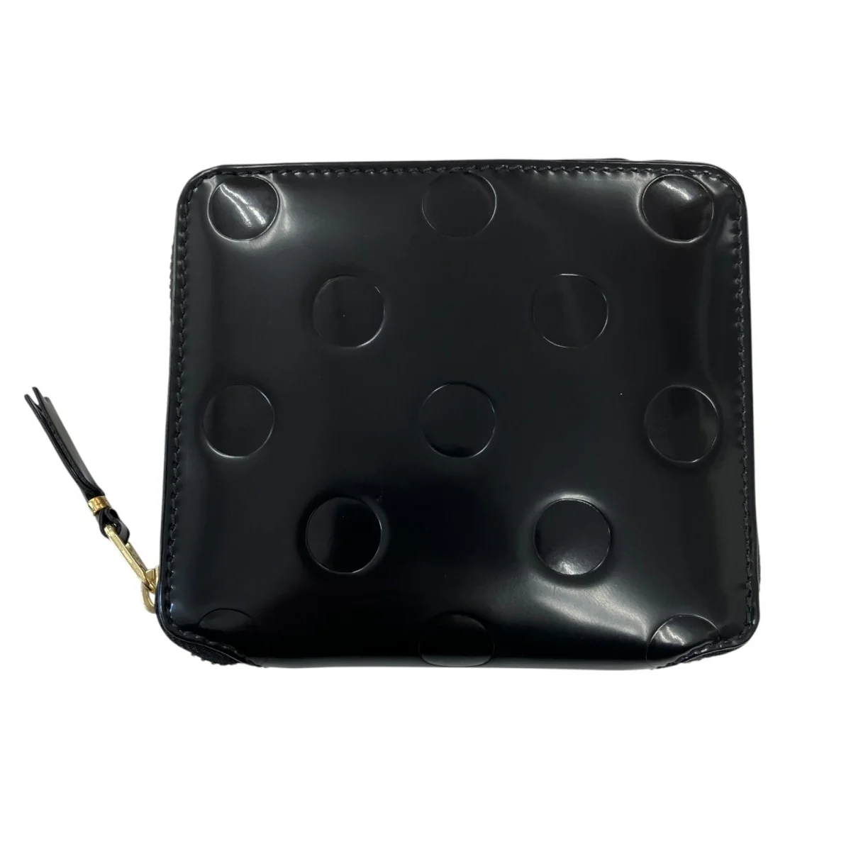 CDG WALLET DOTS EMBOSSED LEATHERドットウォレットSA2100NE