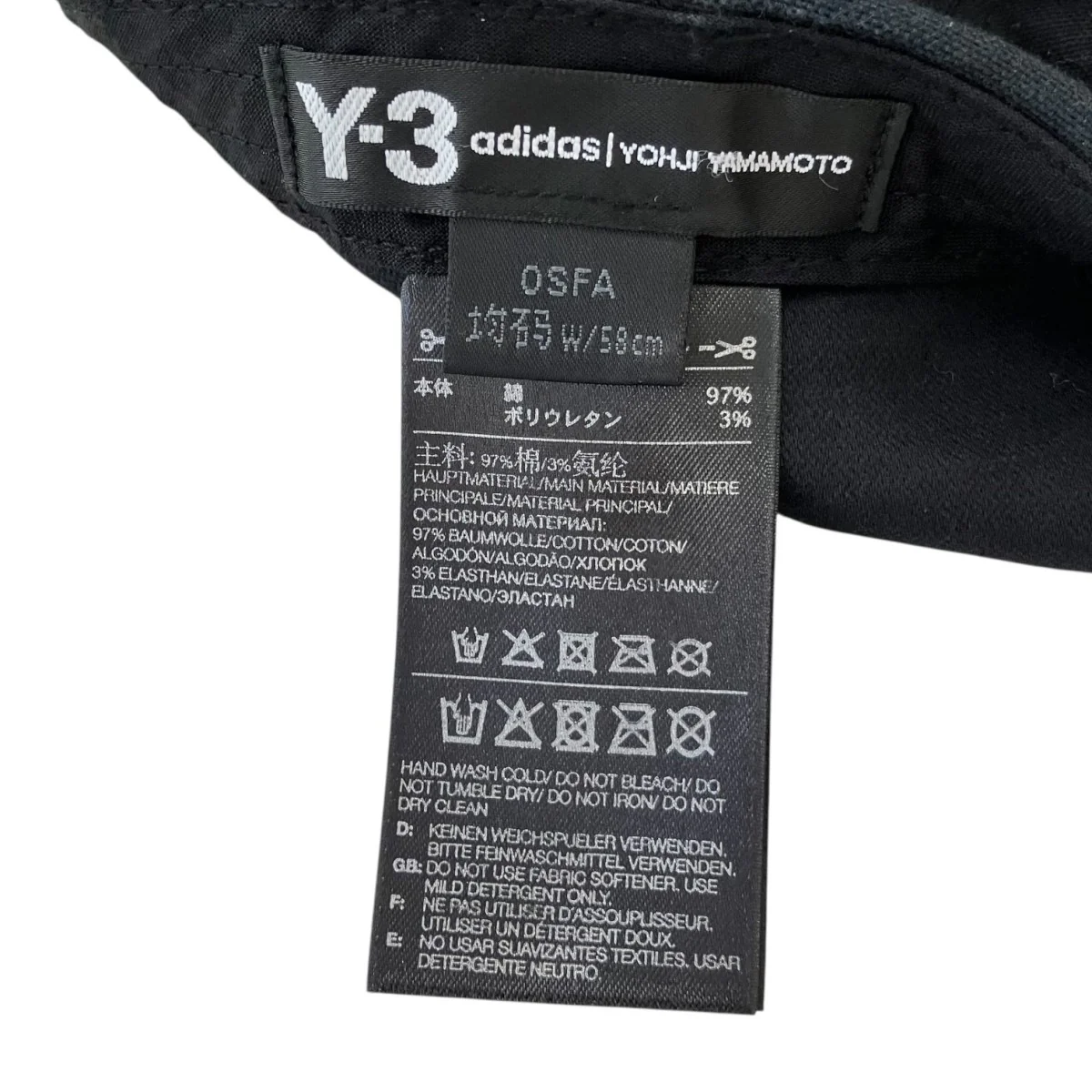 Y-3 CH1 CAPロゴキャップGK3127 - Image 3