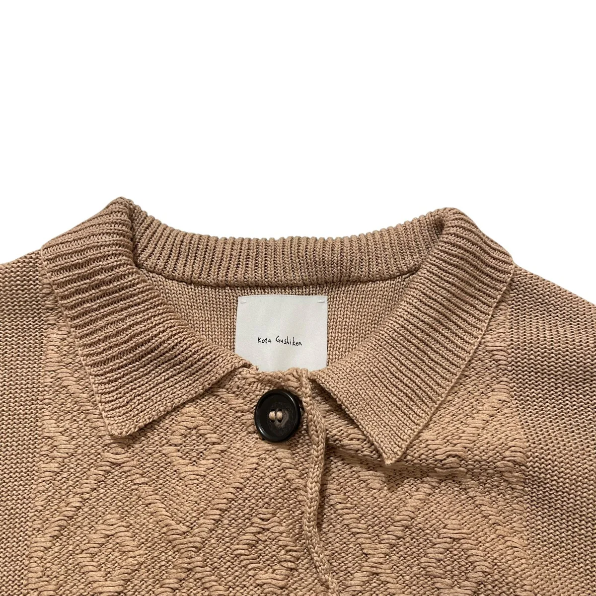 セーター20SS Hand Made Granpa Polo-Shirt - Image 3
