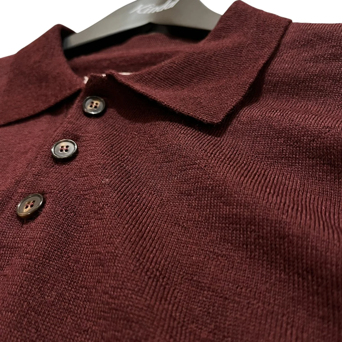 エルボーパッチニットポロシャツS51GL0036 - Image 3