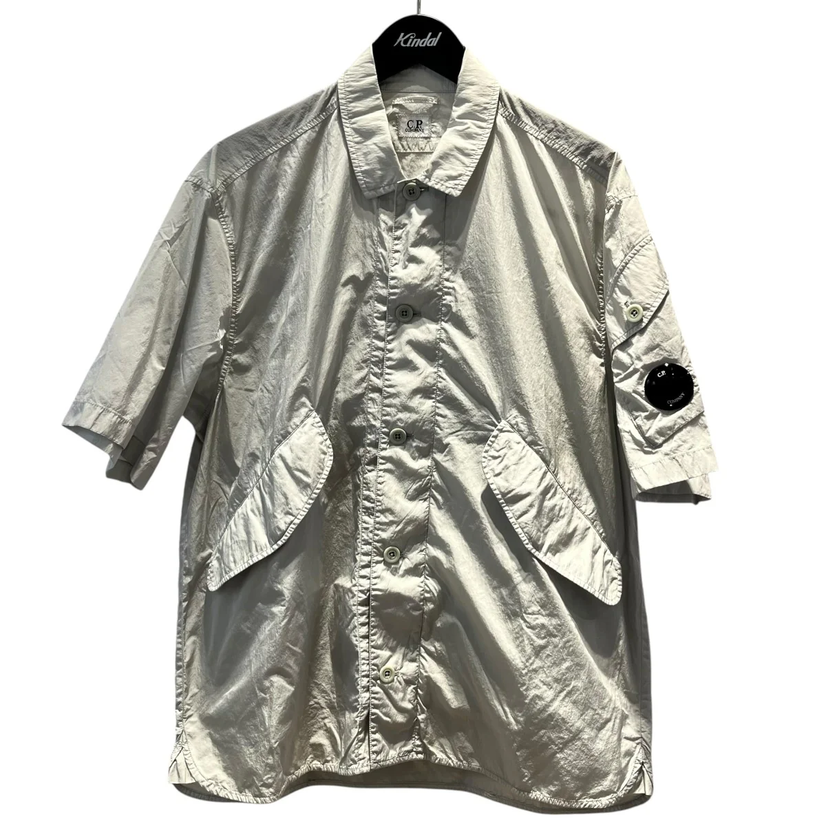 25SS半袖シャツ18CMOS035A CHROME-R SHORT SLEEVE OVERSHIRT