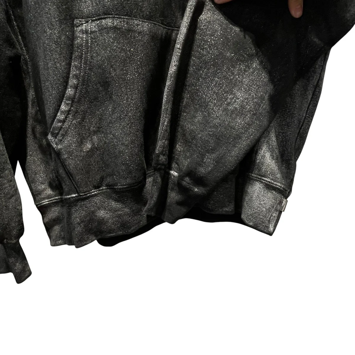 Foil Box Logo Hooded長袖フーディー - Image 4