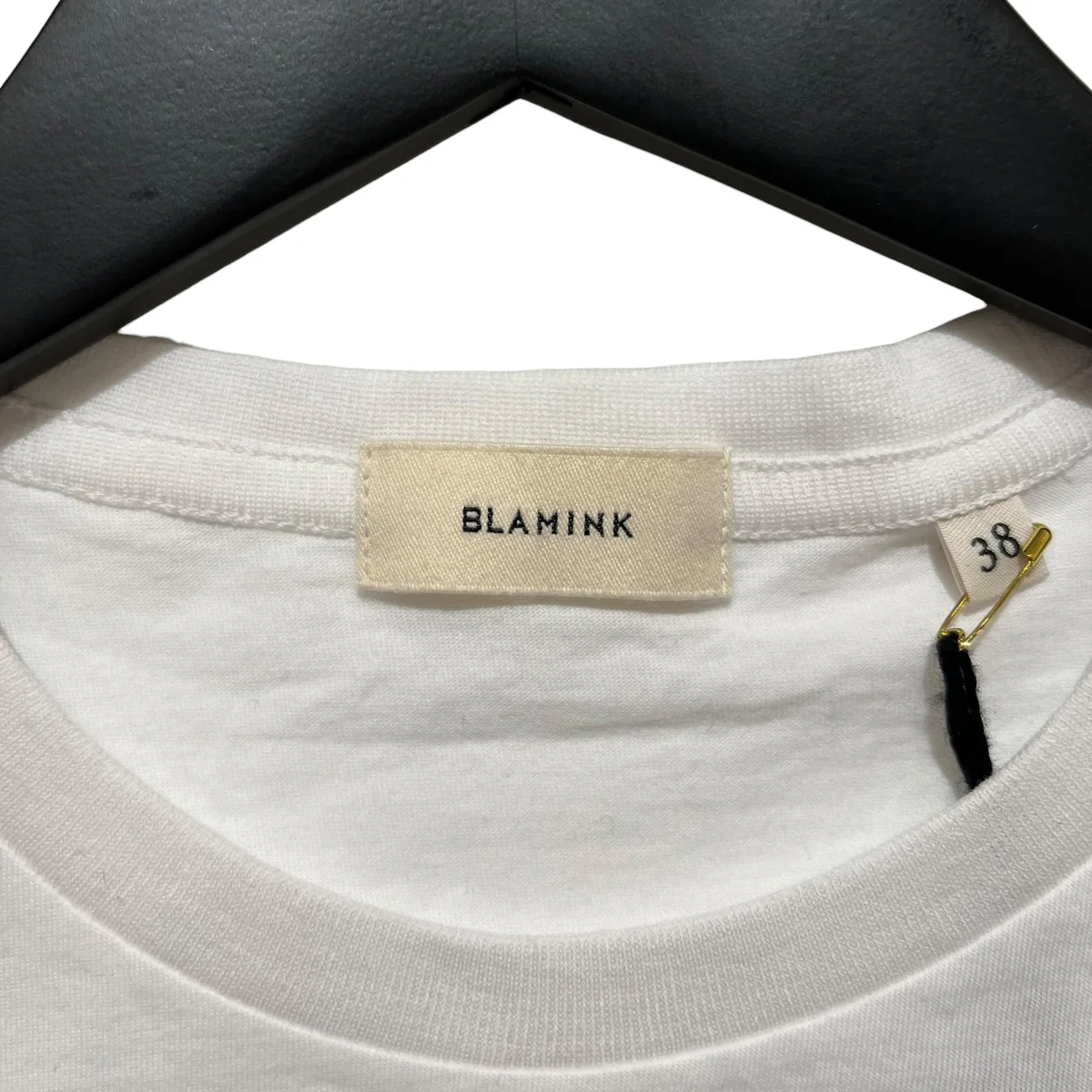 ワンポイントロゴ刺繍半袖Tシャツ7917-2-220066 - Image 4