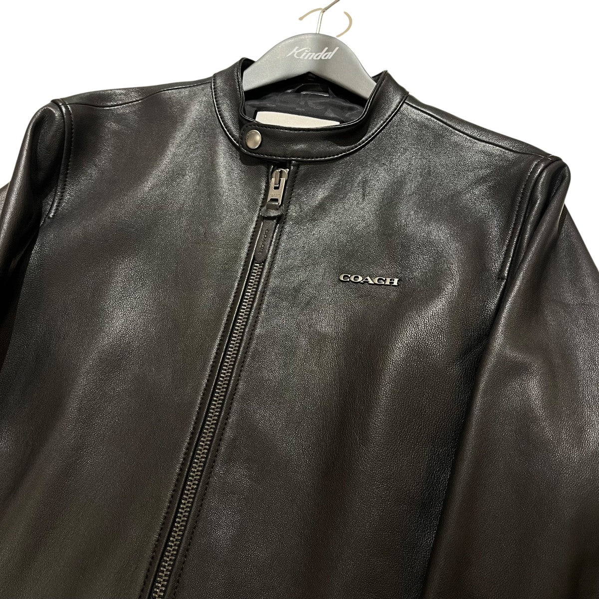 レザーシングルライダースジャケットC7811 - Image 3