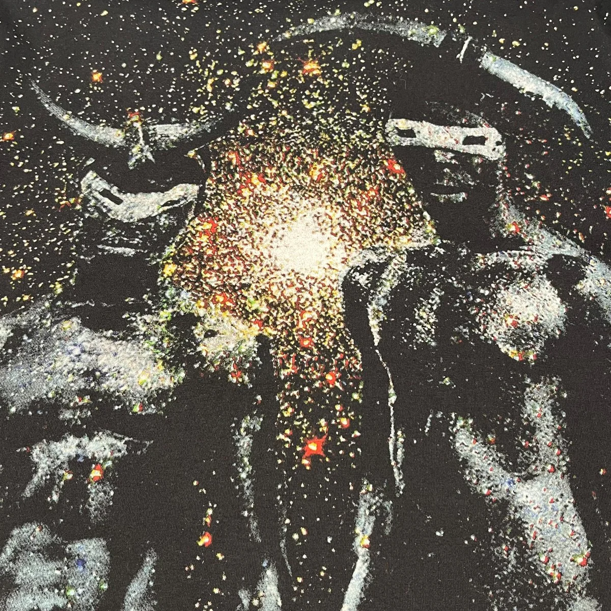 BLACK STAR TEE半袖クルーネックTシャツ - Image 4