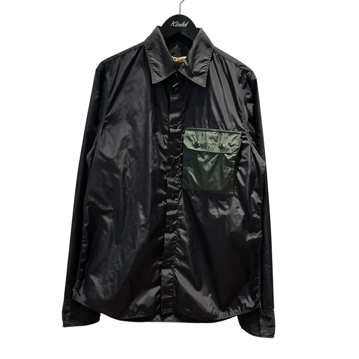 Nylon Bi-color Plain Designers ShirtsナイロンシャツCUMU0151B0 S52126