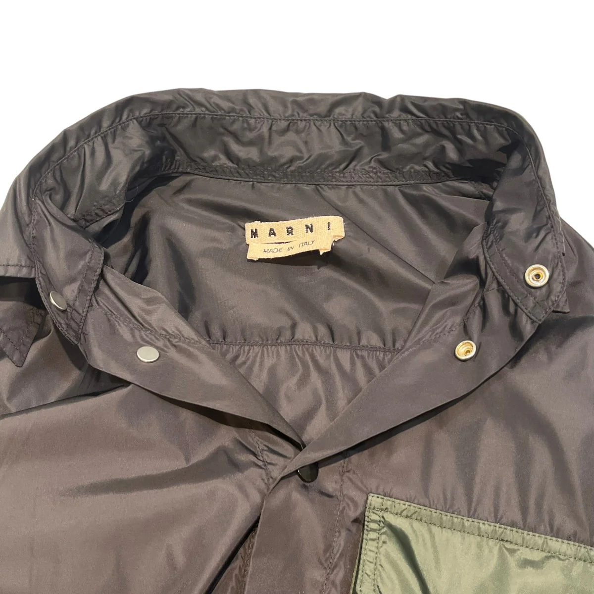 Nylon Bi-color Plain Designers ShirtsナイロンシャツCUMU0151B0 S52126 - Image 6