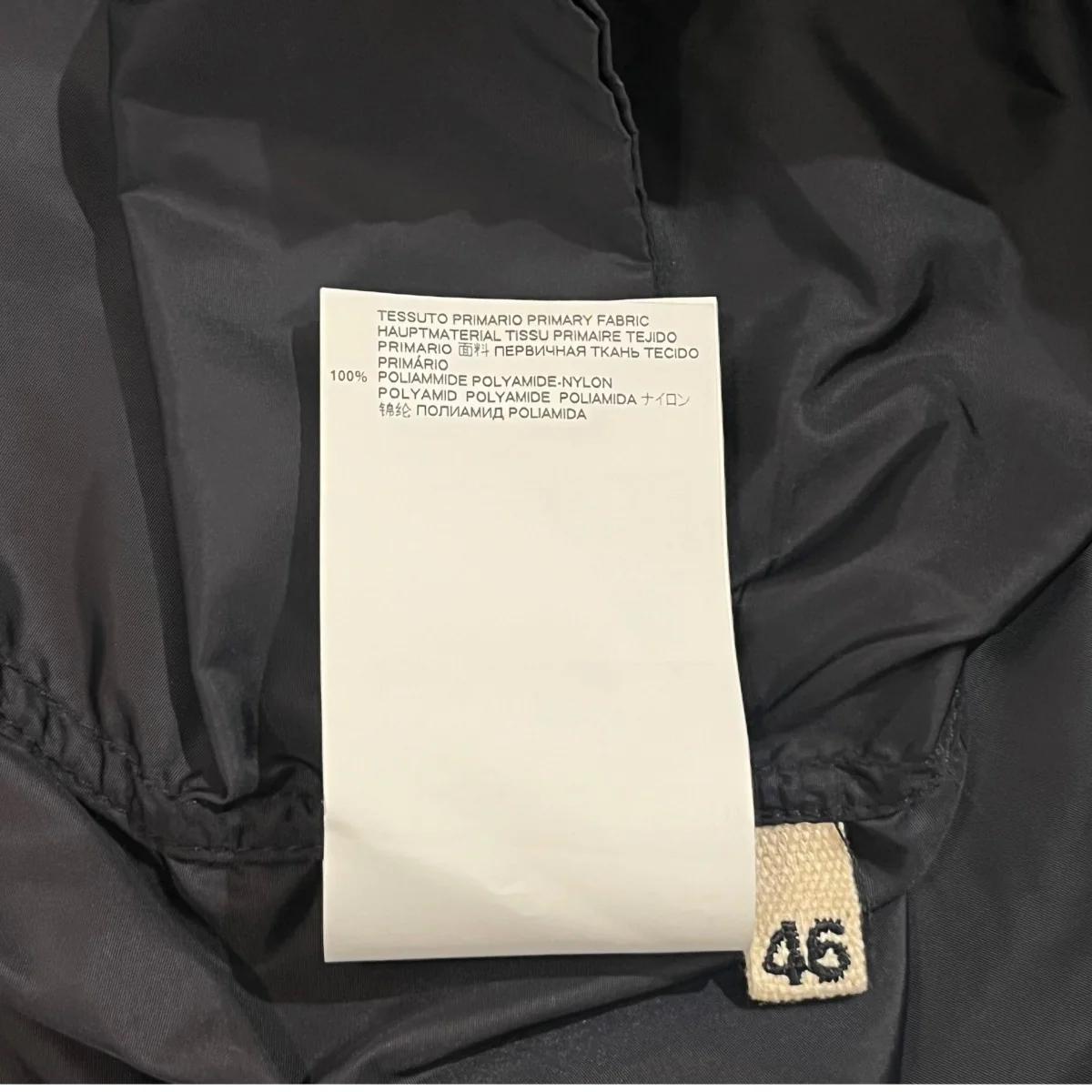 Nylon Bi-color Plain Designers ShirtsナイロンシャツCUMU0151B0 S52126 - Image 8