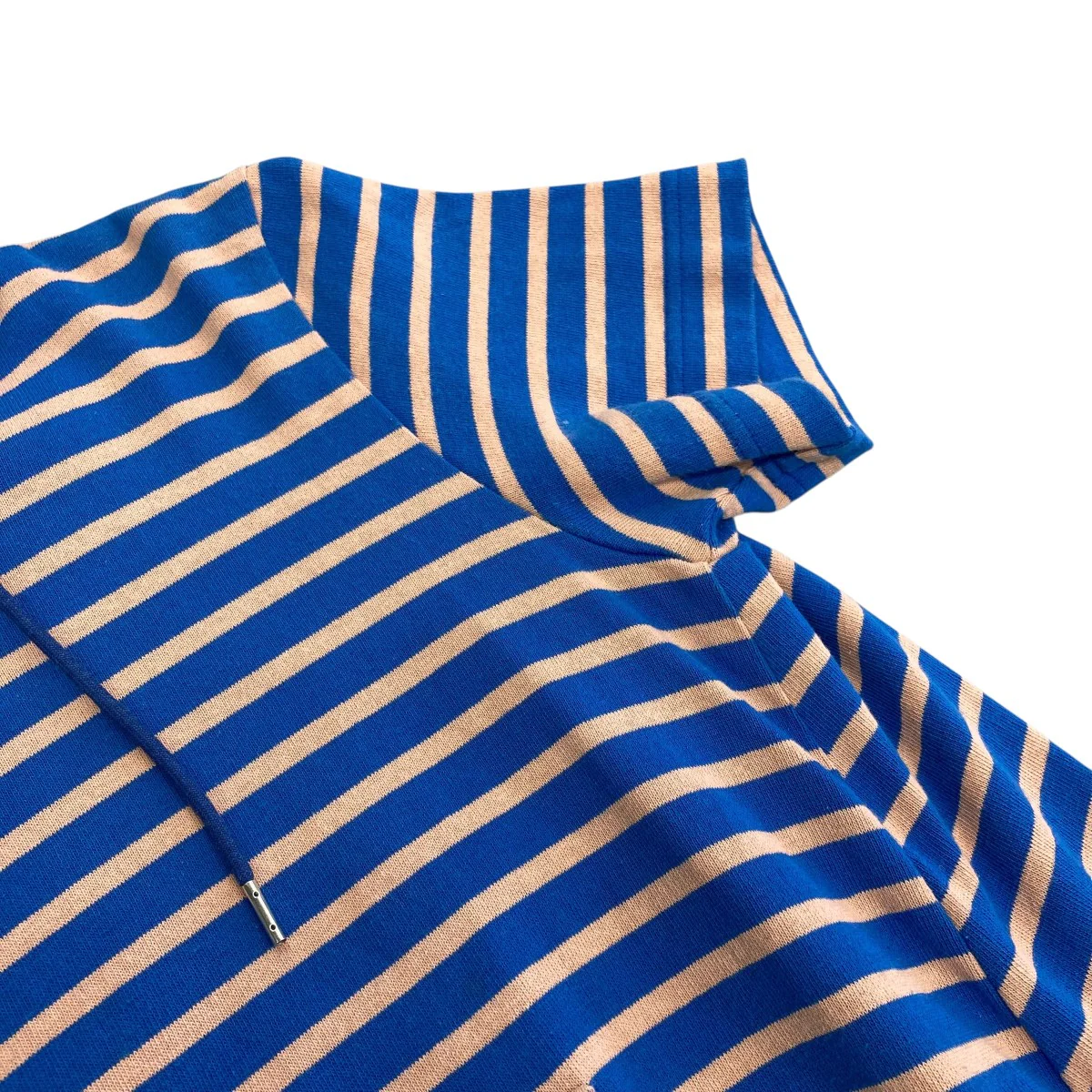 STRIPED HOODIE DRESS半袖フーディー18 03698 - Image 4