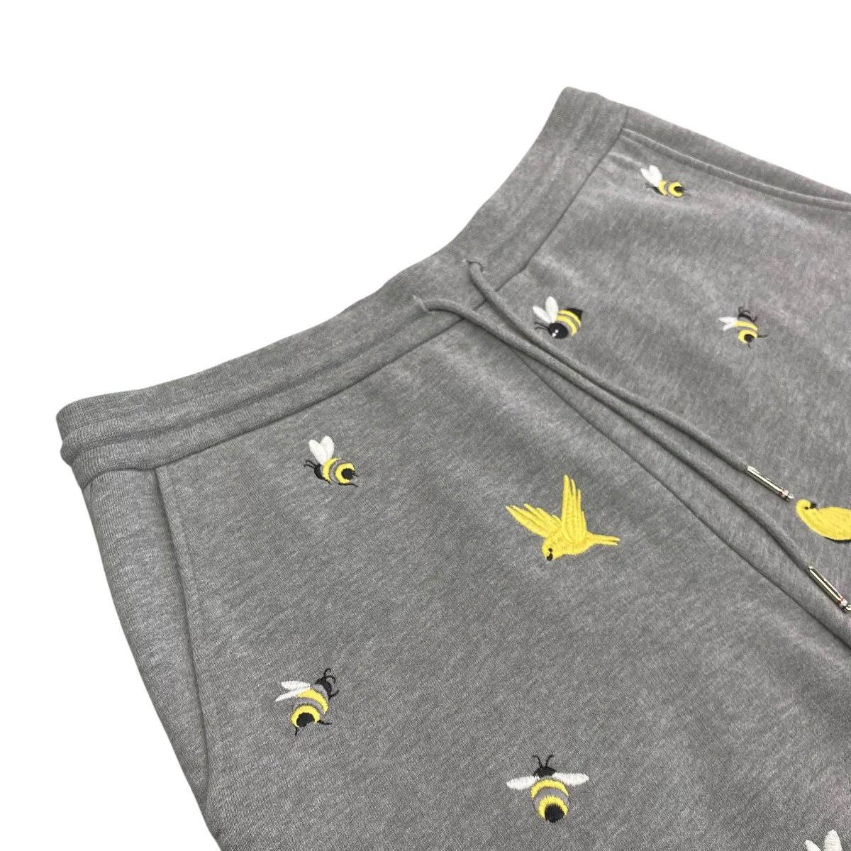 Bird and Bee Embroidered ShortsハーフパンツMJQ162E-06931-035 - Image 3